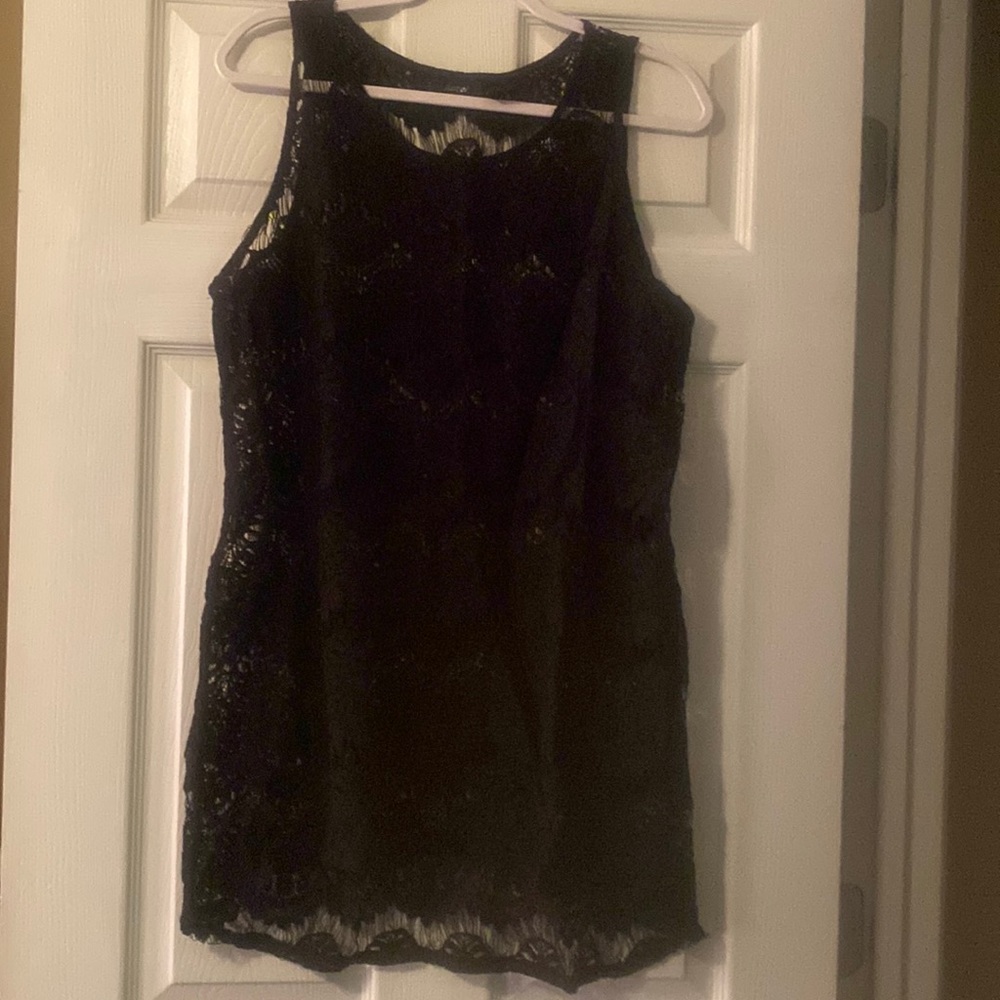 Black swim cover up